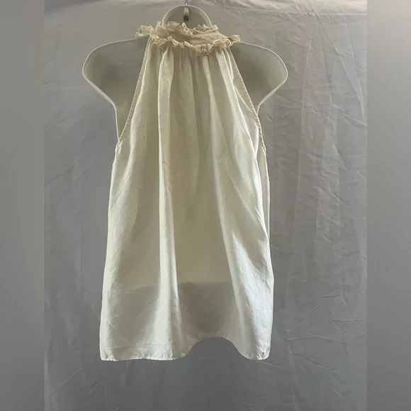 J. Crew Ivory Silk Blouse - Picture 2 of 8